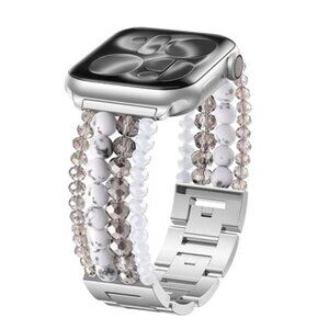 NEW Luxury Fashion Beaded Pearls Apple Watch Band